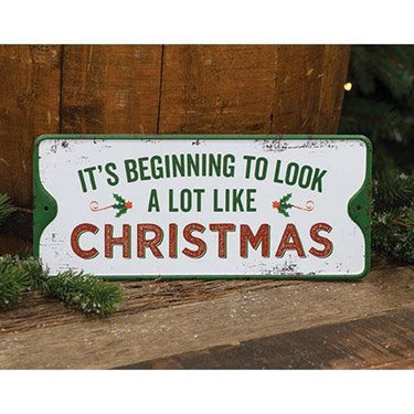 A Lot Like Christmas Metal Sign - The Fox Decor